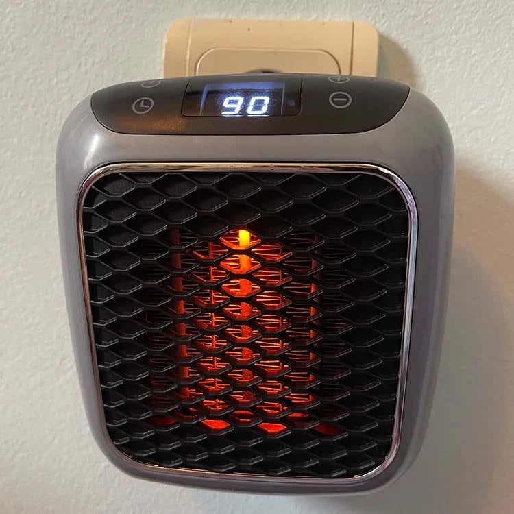 Úsporný teplovzdušný ventilátor s moderním designem