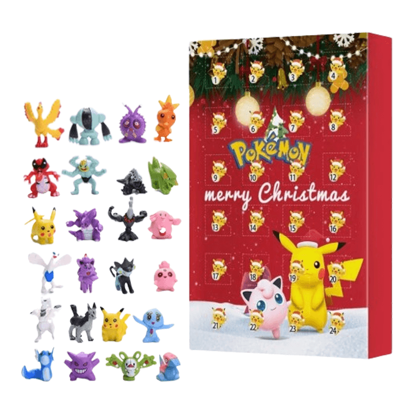 Vánoční adventní kalendář s překvapením – 24 figurek