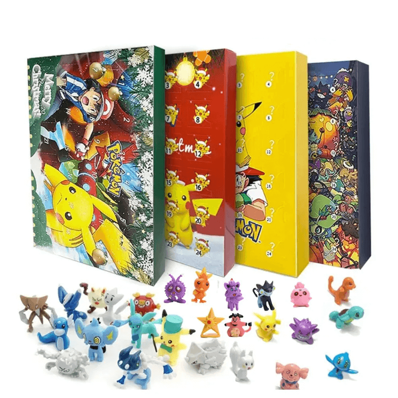 Vánoční adventní kalendář s překvapením – 24 figurek