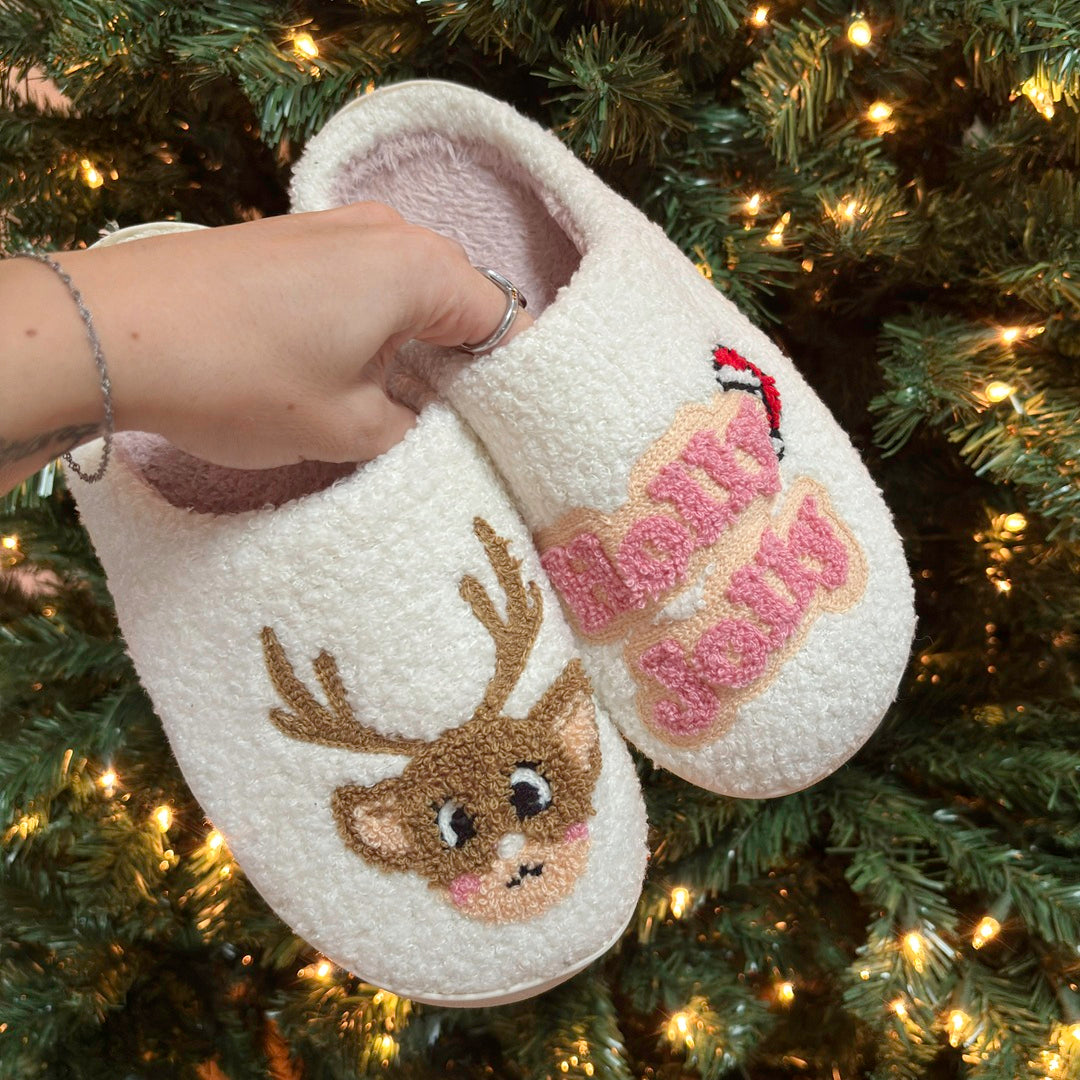 Vánoční pantofle Holly Jolly