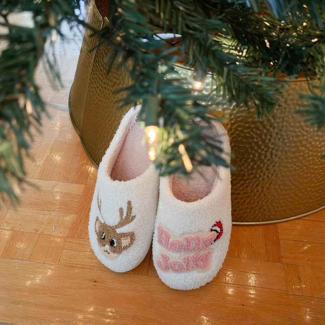 Vánoční pantofle Holly Jolly