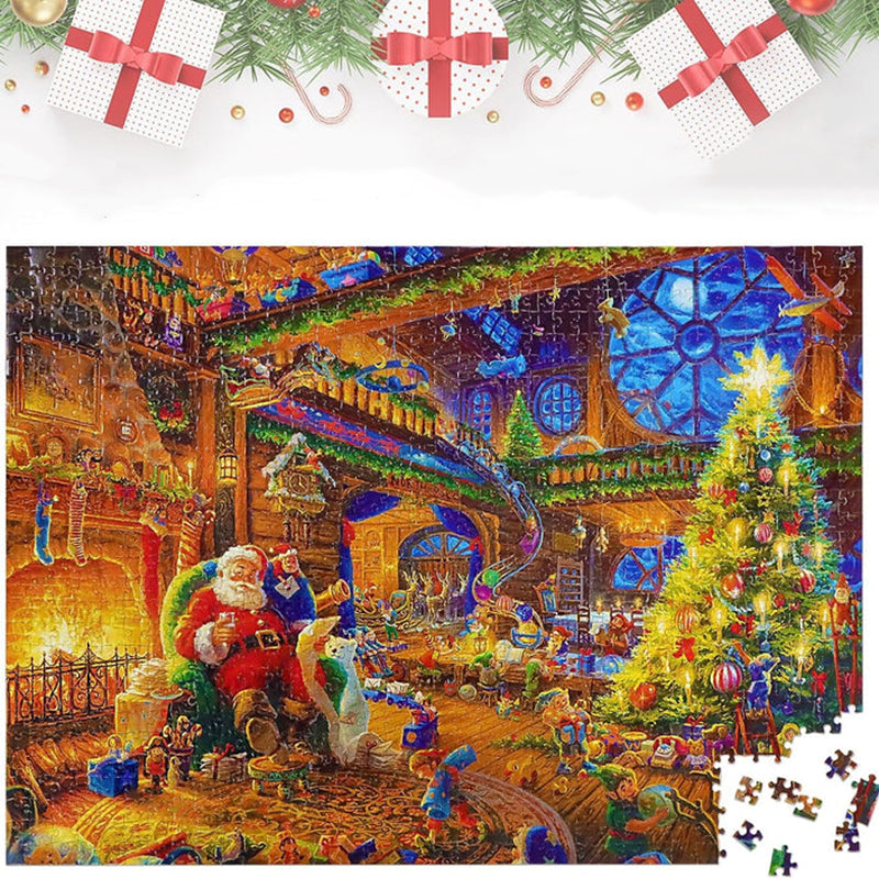Vánoční puzzle adventní kalendář – 24 dní odpočítávání