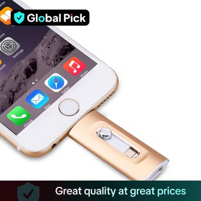 Velkokapacitní USB flash disk 3v1 pro mobilní telefon a počítač