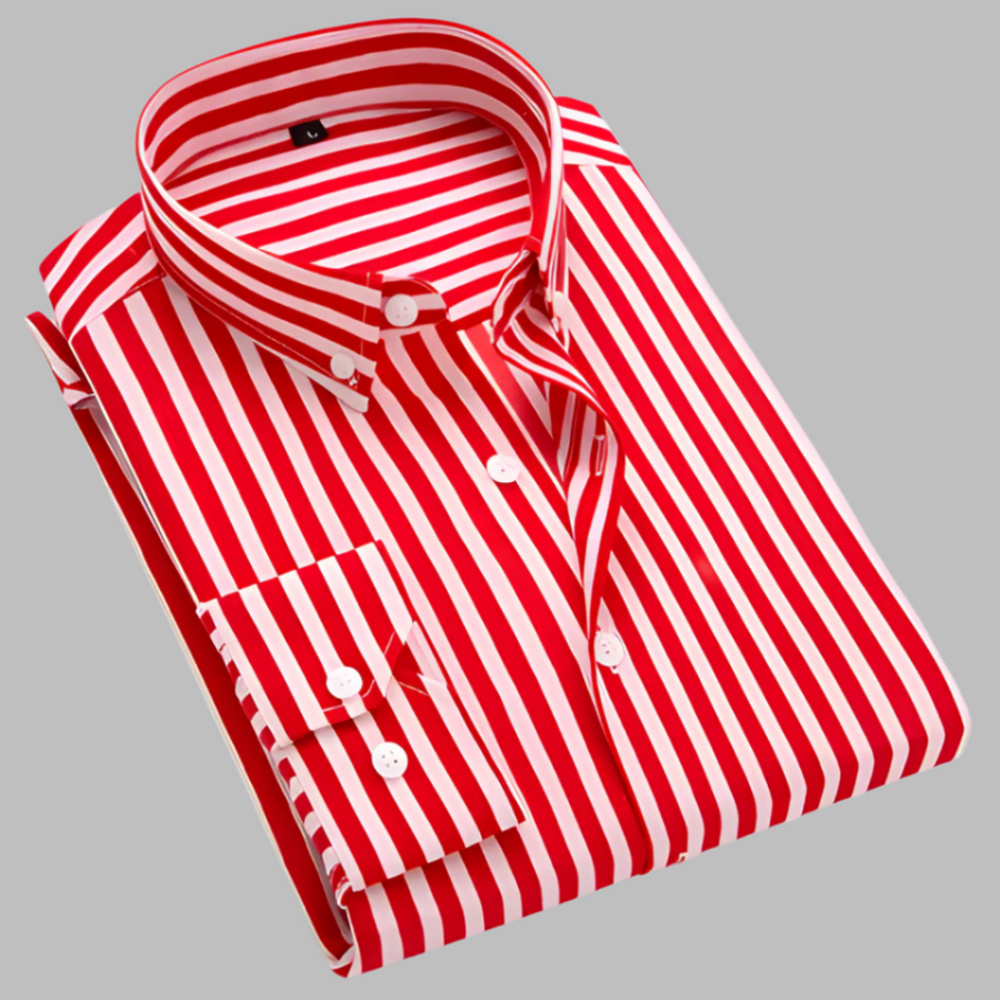 Všestranná pruhovaná košile s límcem button-down