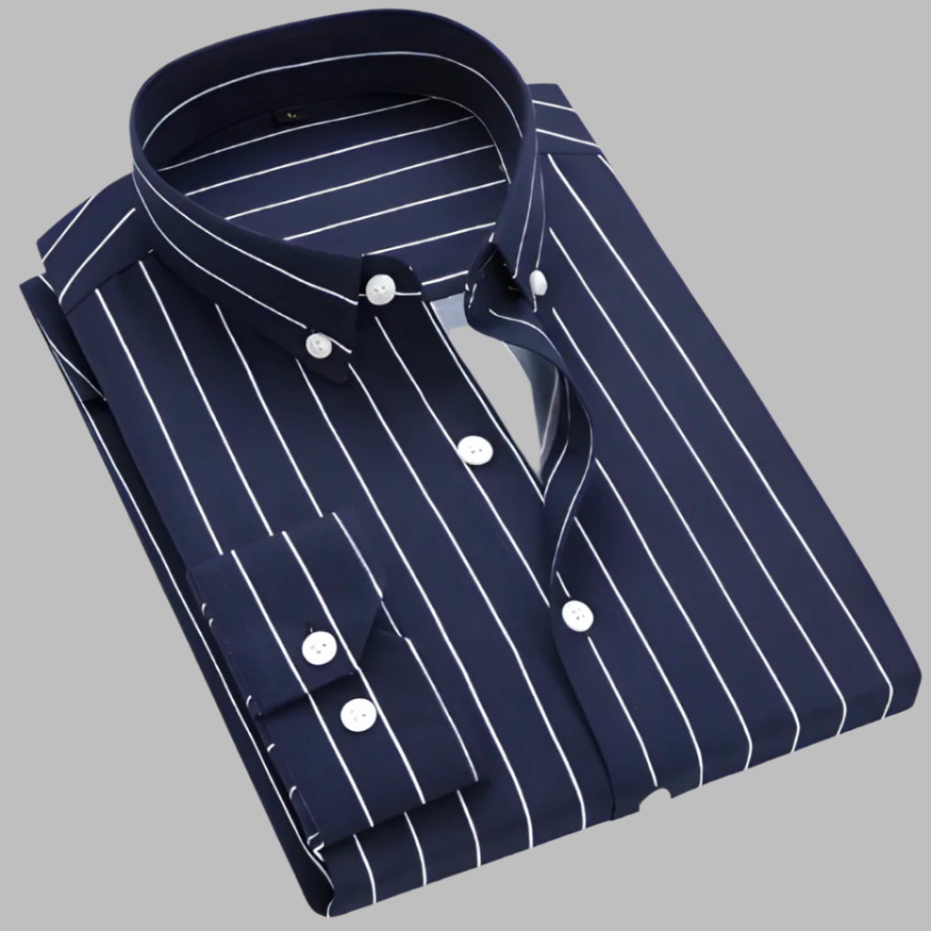 Všestranná pruhovaná košile s límcem button-down