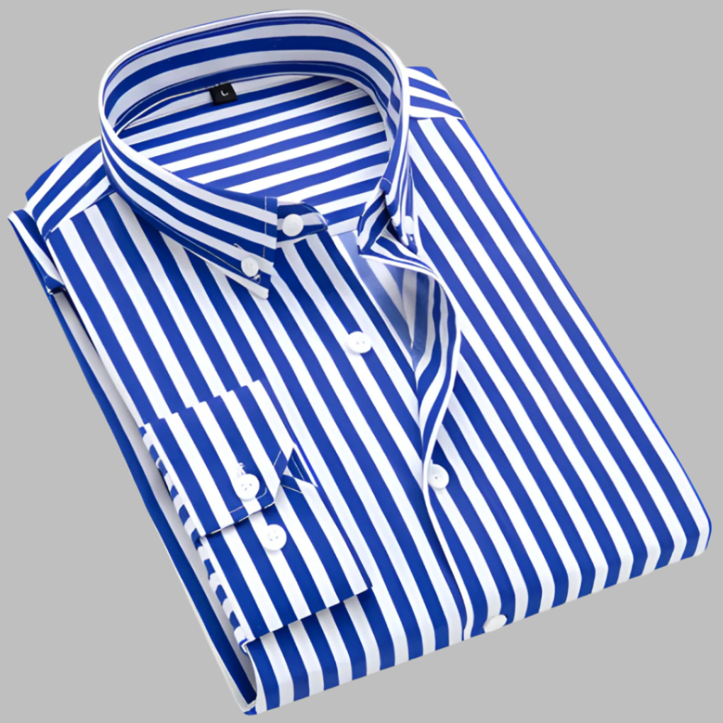 Všestranná pruhovaná košile s límcem button-down