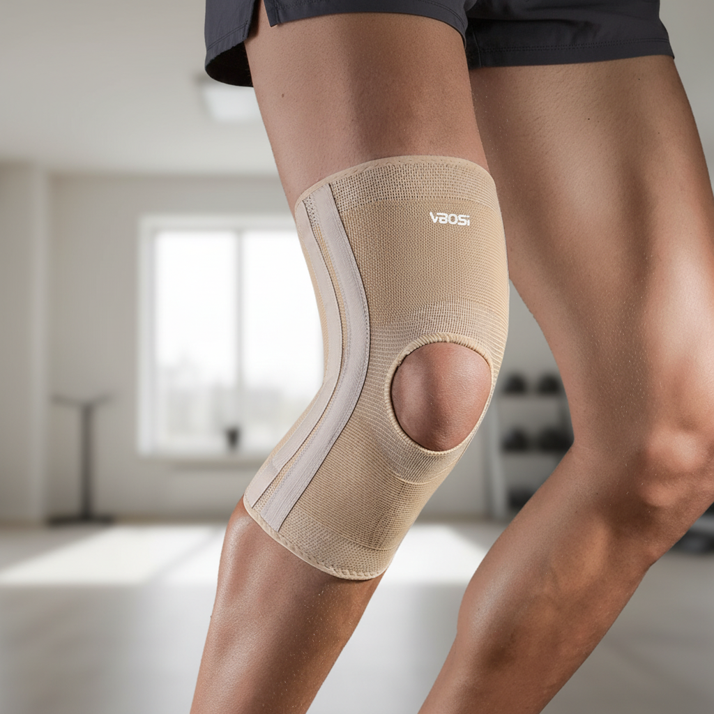 Vysoce elastická pletená bandáž na koleno FlexiGuard