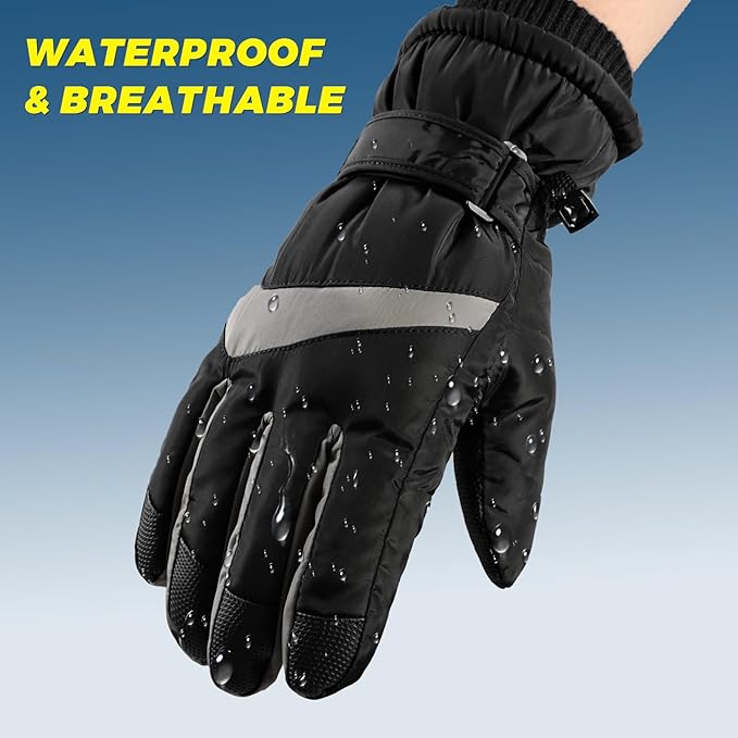 Zimní termální flísové rukavice na dotykový displej