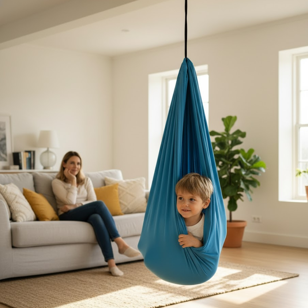 Zklidňující senzorická houpačka pro děti a osoby se speciálními potřebami